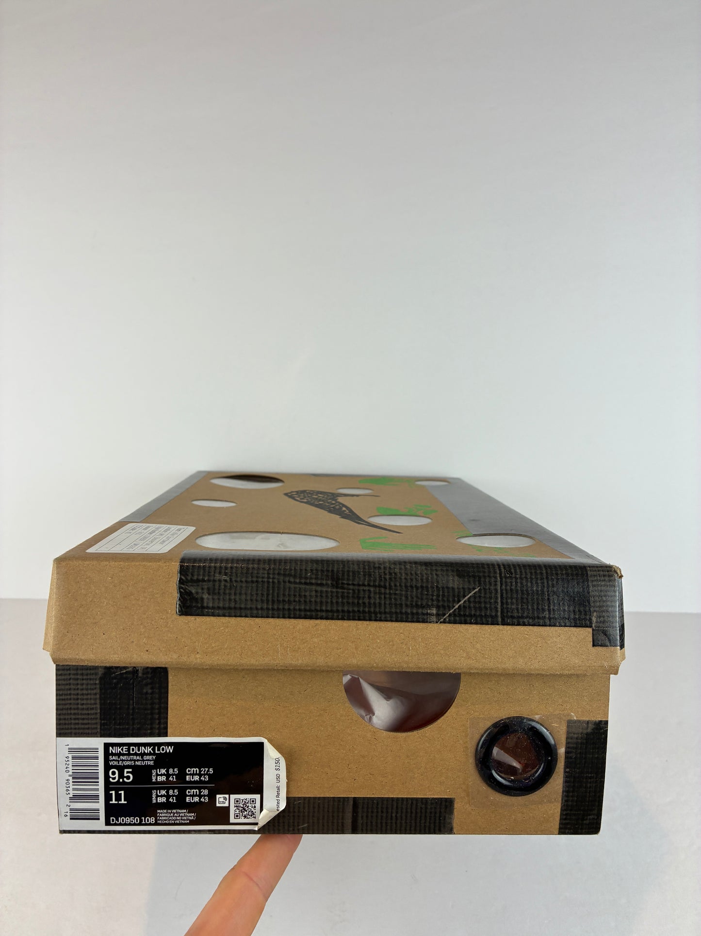 Nike Off-White x Dunk Low Lot 11 of 50 Size 9.5 DJ0950 108