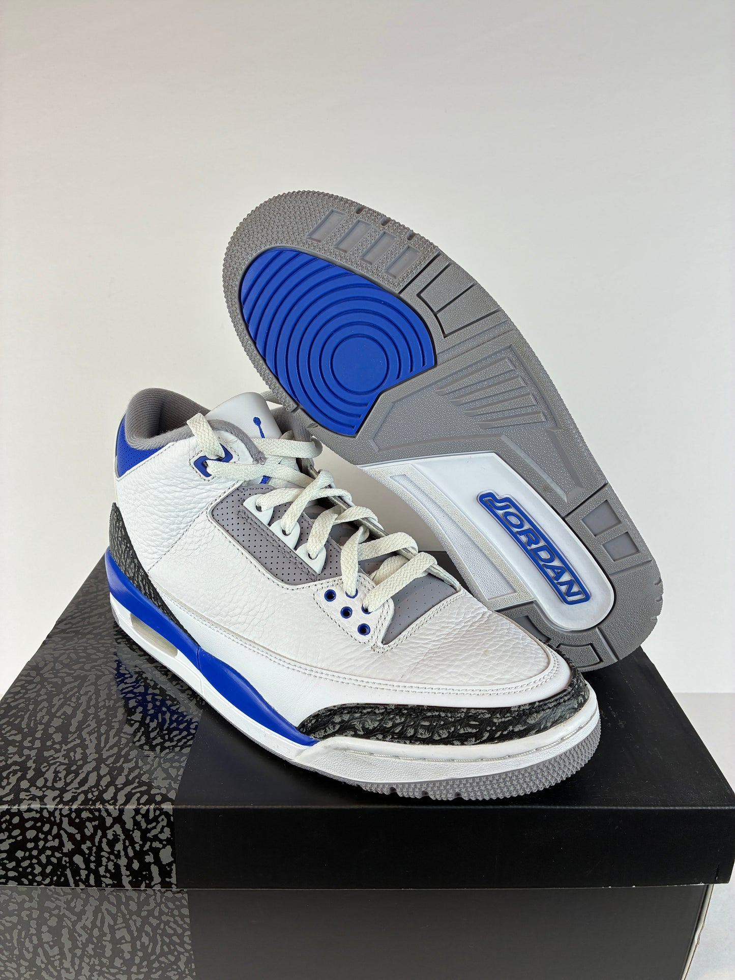 Jordan 3 Retro Mid Racer Blue Size 10 CT8532 145