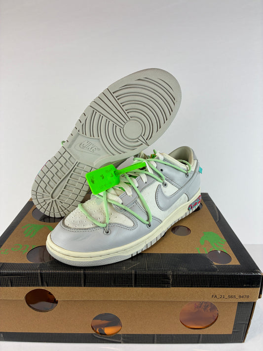 Nike Off-White x Dunk Low Lot 07 of 50 Size 9.5 DM1602 108