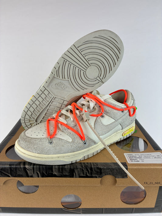 Nike Off-White x Dunk Low Lot 11 of 50 Size 9.5 DJ0950 108