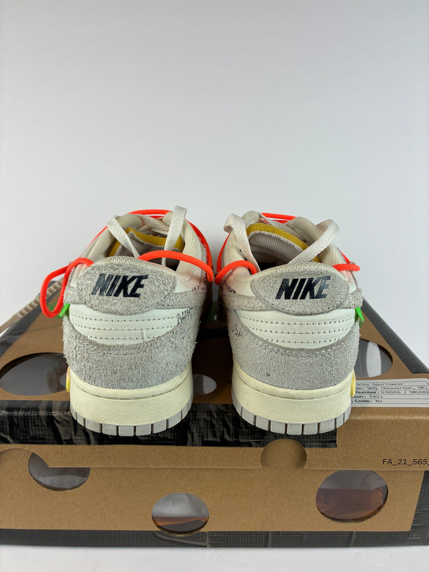 Nike Off-White x Dunk Low Lot 11 of 50 Size 9.5 DJ0950 108