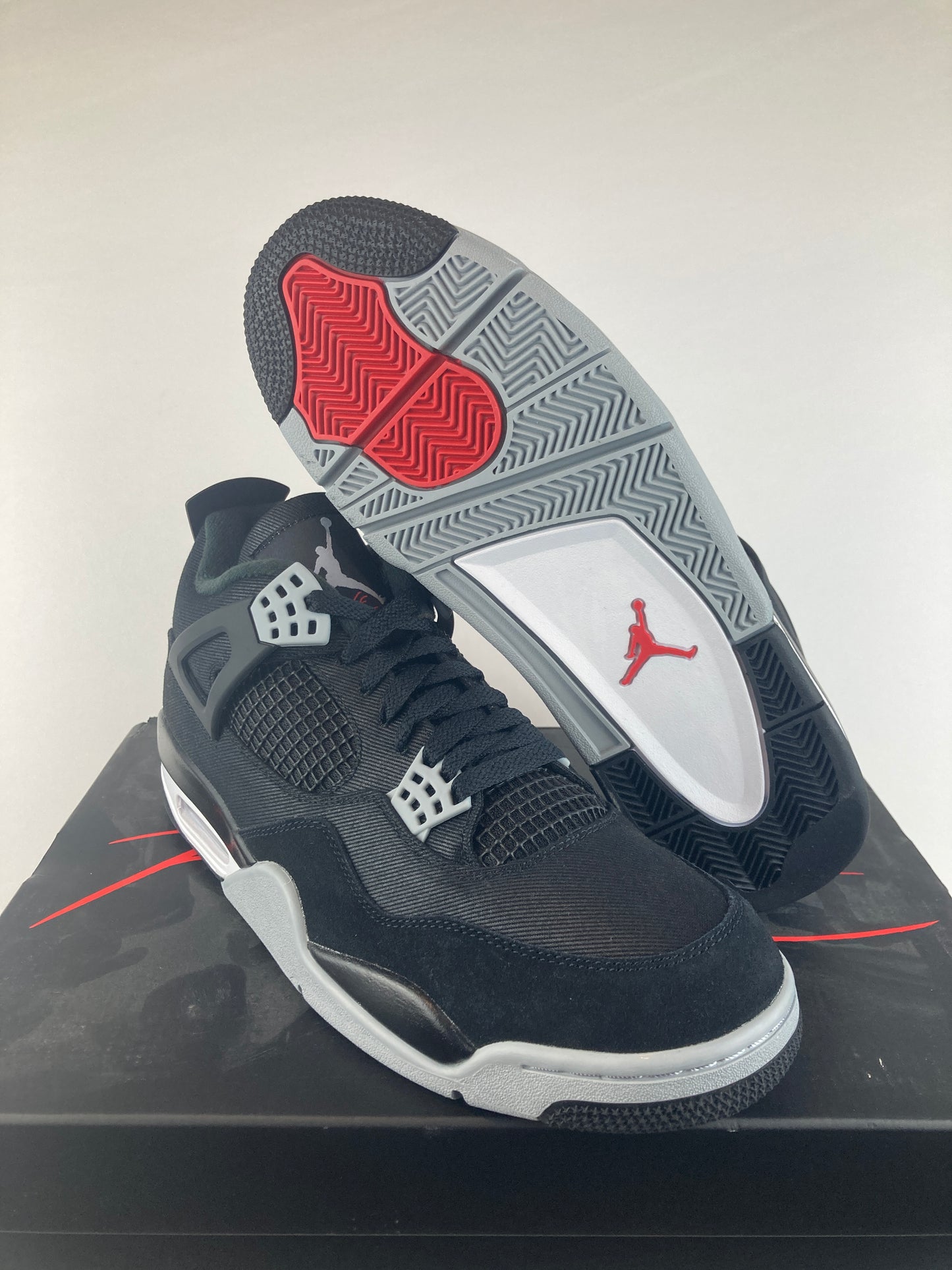 Jordan 4 Retro SE Mid Black Canvas Size 12 DH7138 006