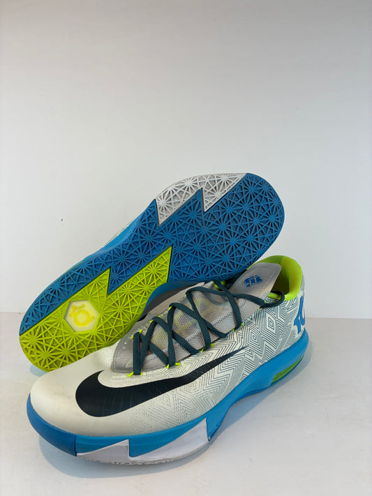 Nike KD 6 Pure Platinum Size 13 599424 009