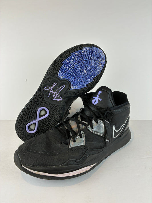 Nike Kyrie Infinity Black Metallic Silver Size 11 CZ0204 005