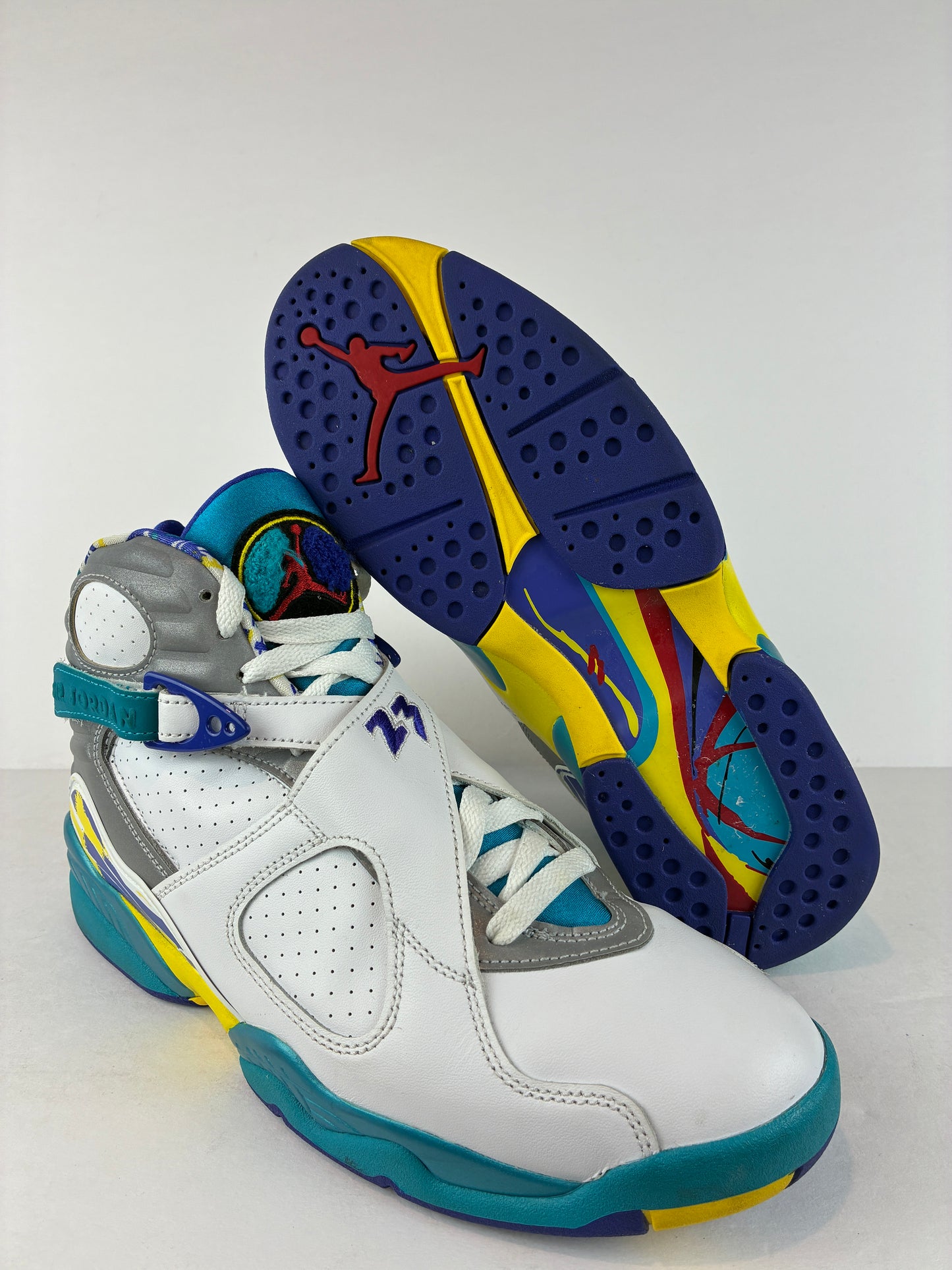 Air Jordan 8 Retro White Aqua W Size 10.5 CI1236 100