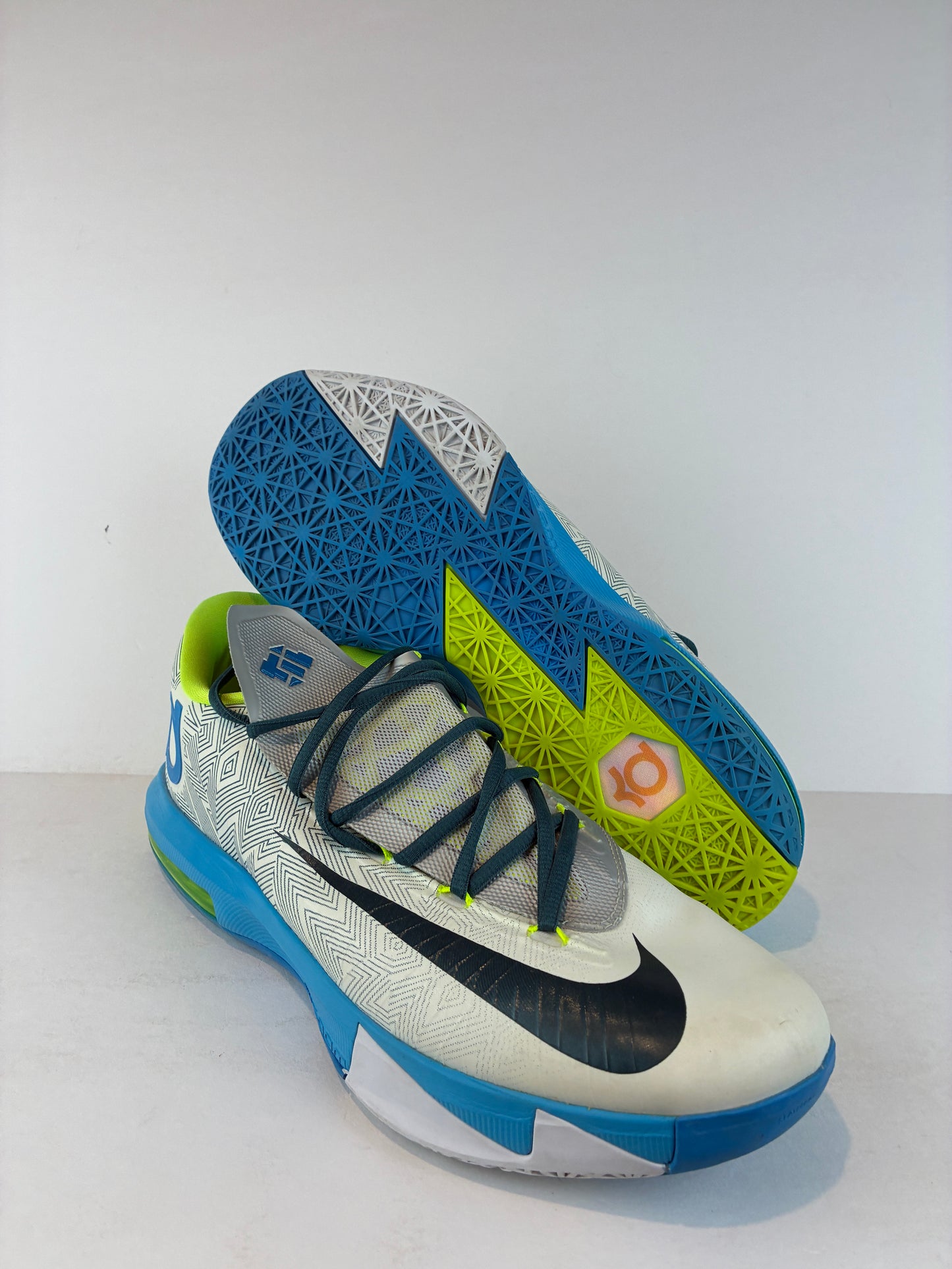 Nike KD 6 Pure Platinum Size 13 599424 009