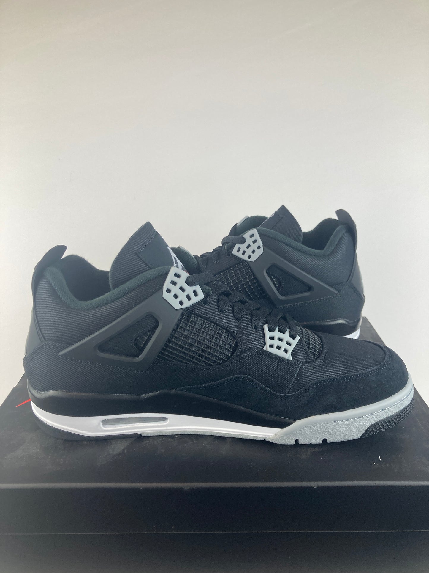 Jordan 4 Retro SE Mid Black Canvas Size 12 DH7138 006