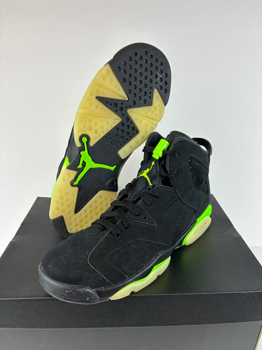 Jordan 6 Retro Mid Electric Green Size 7 (GS) 384665 003