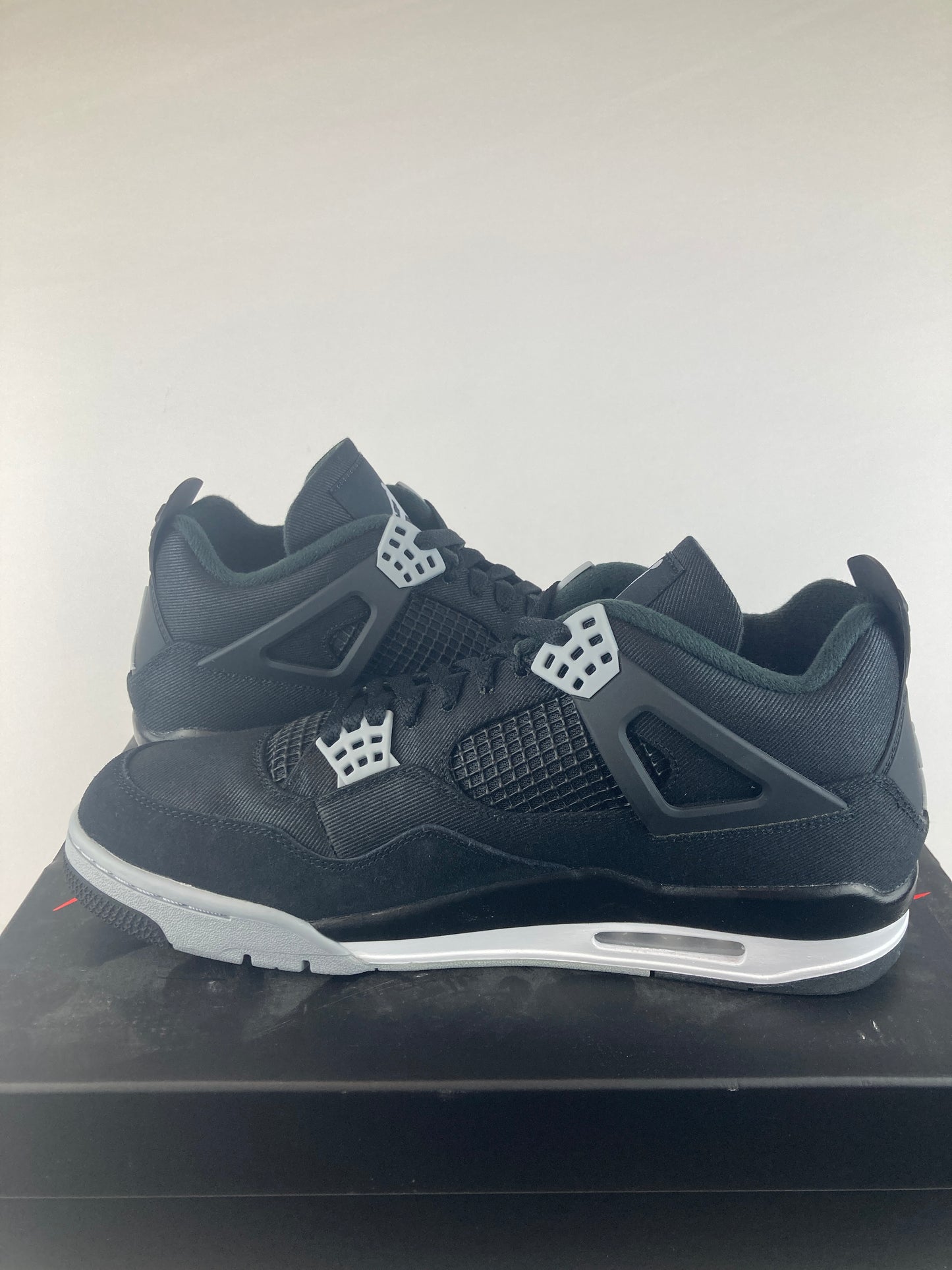 Jordan 4 Retro SE Mid Black Canvas Size 12 DH7138 006