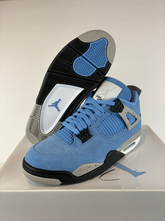 Jordan 4 Retro Mid University Blue Size 10 CT8527 400