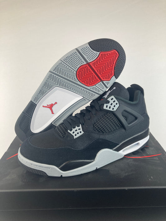 Jordan 4 Retro SE Mid Black Canvas Size 12 DH7138 006