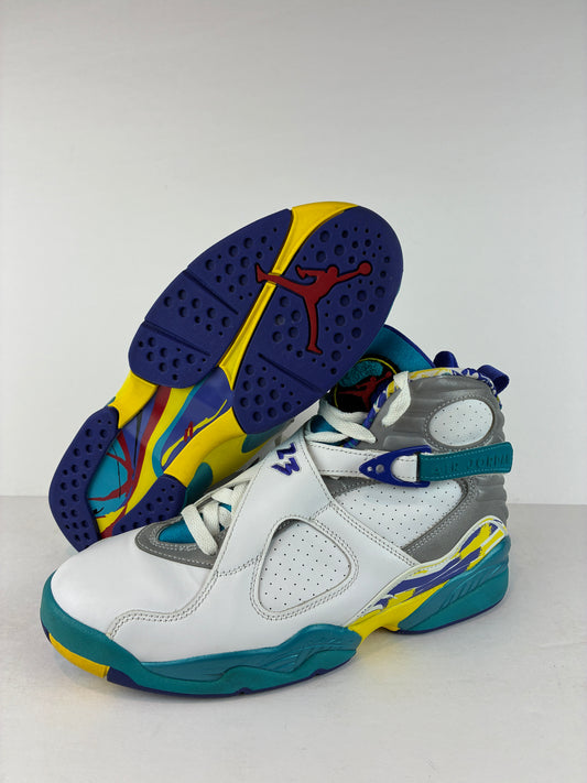 Air Jordan 8 Retro White Aqua W Size 10.5 CI1236 100