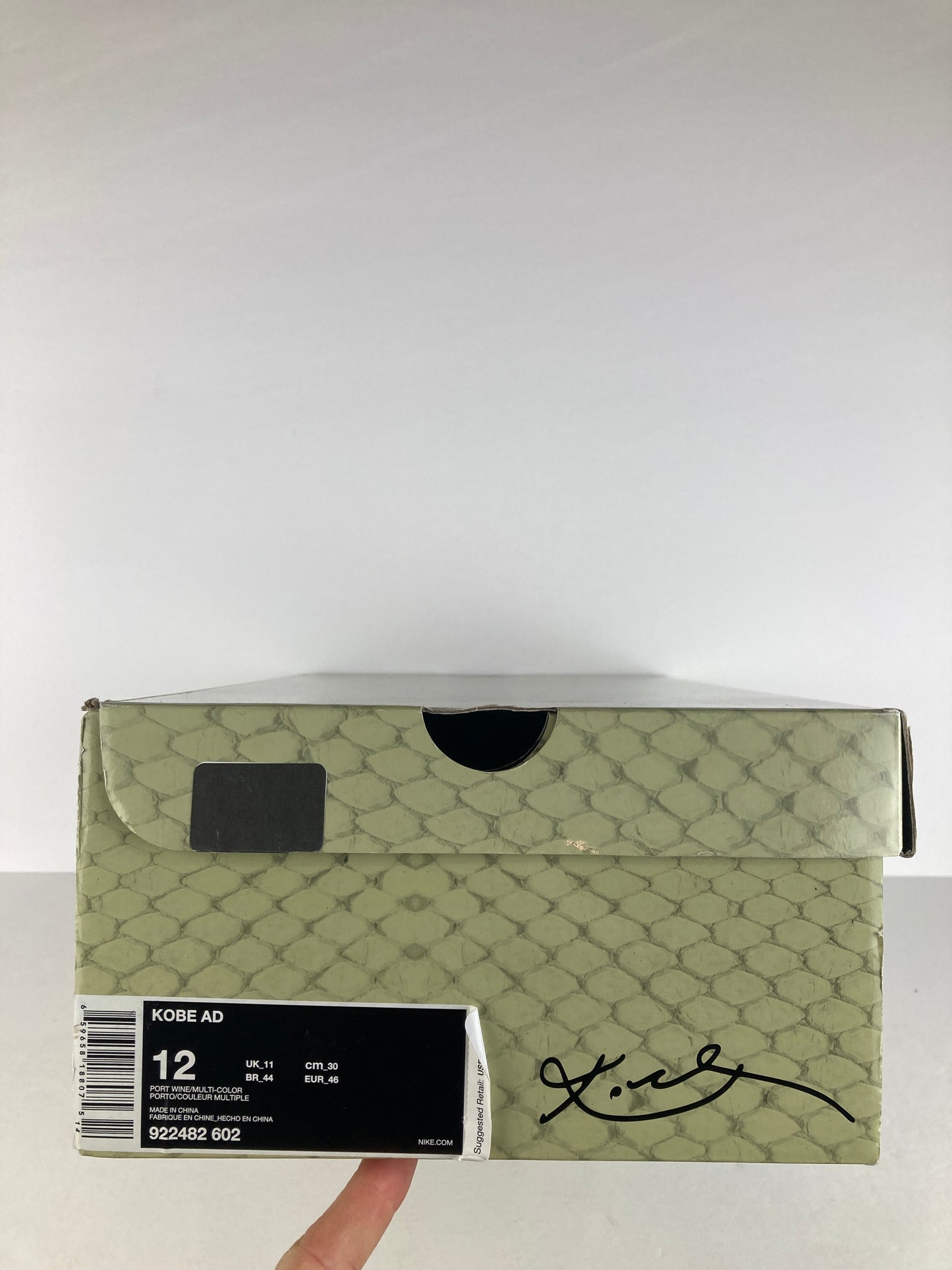 Nike Kobe A.D. Mid Port Wine Size 12 922482 602