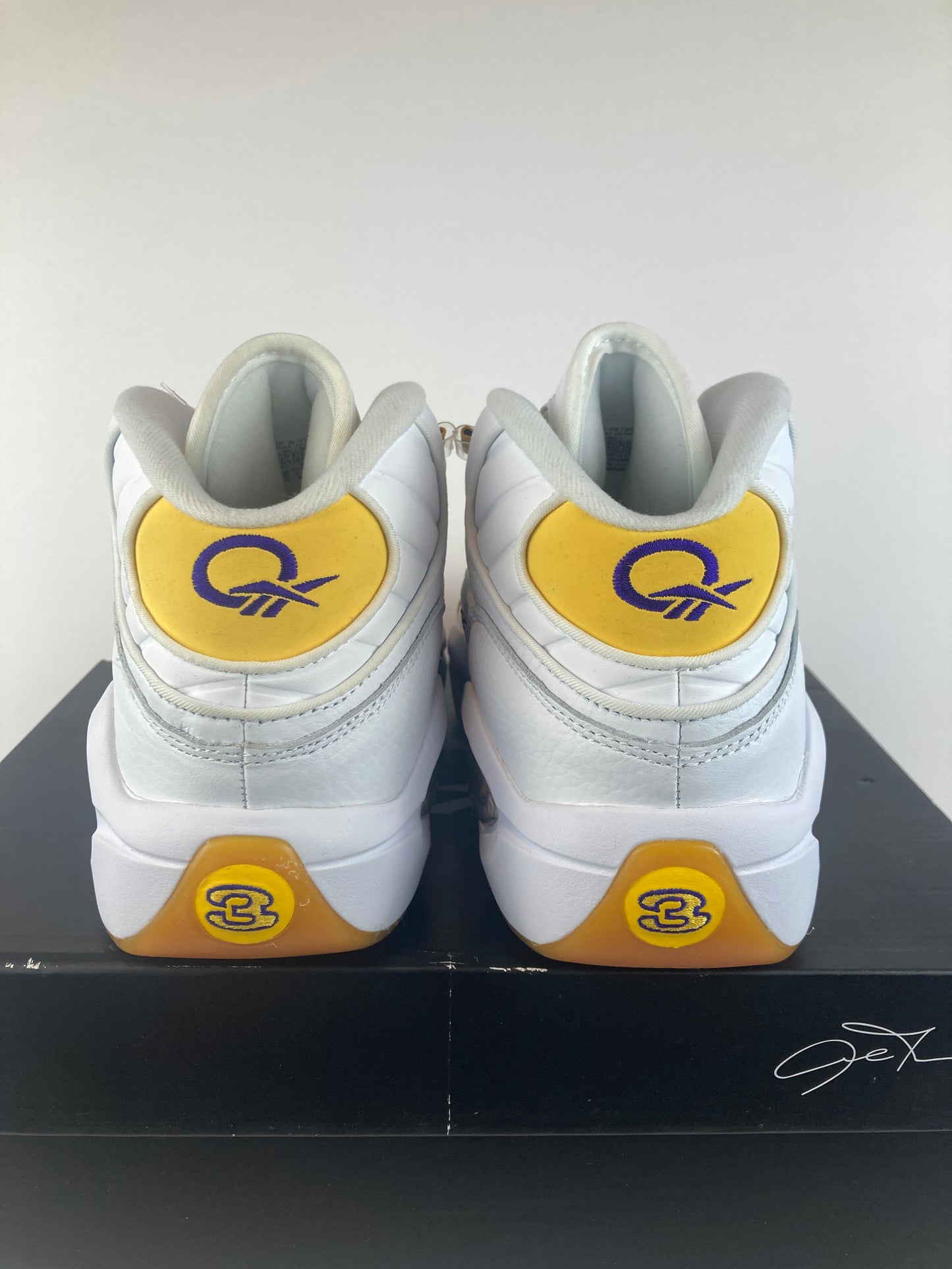 Reebok Question Mid Yellow Toe Size 7.5 FX4278