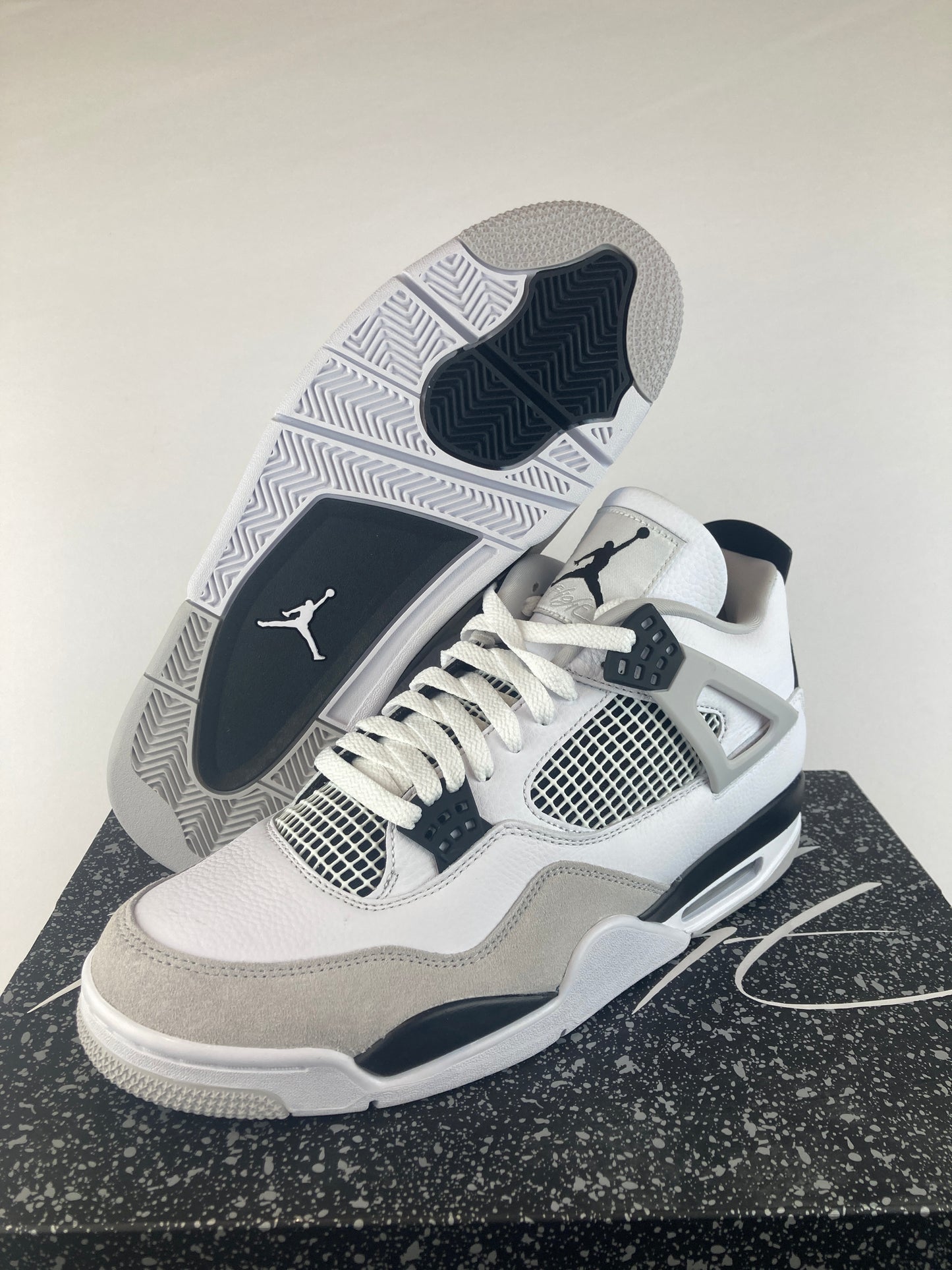 Jordan 4 Retro Mid Military Black Size 12 DH6927 111
