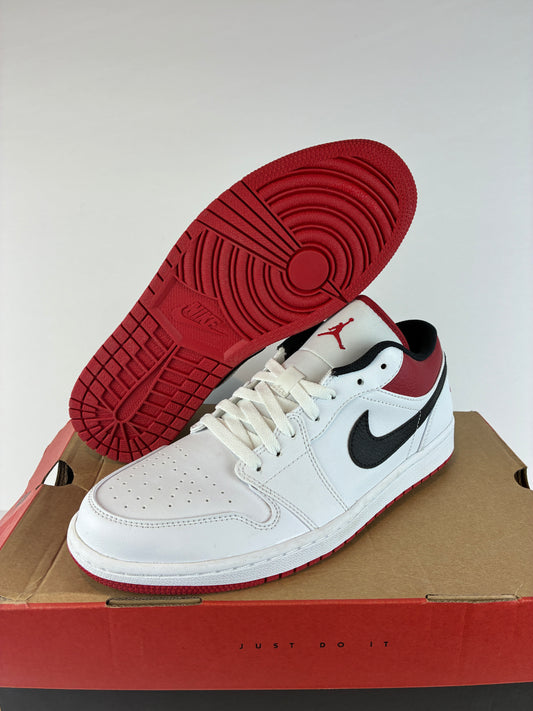 Air Jordan 1 Low White University Red Size 11 553558 118